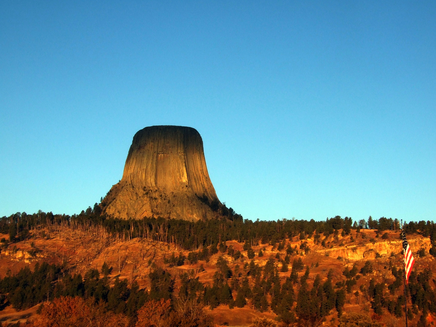 Sunrise at Devils Tower National Monument