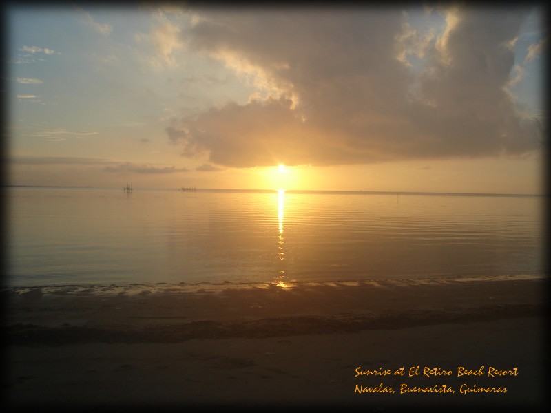 Sunrise at El Retiro Resort, Guimaras, Philippines