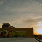 Sunrise at Fulda Heliport / rooftop