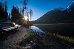 Sunrise at Hintersee