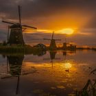 Sunrise at Kinderdijk