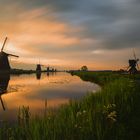 Sunrise at Kinderdijk