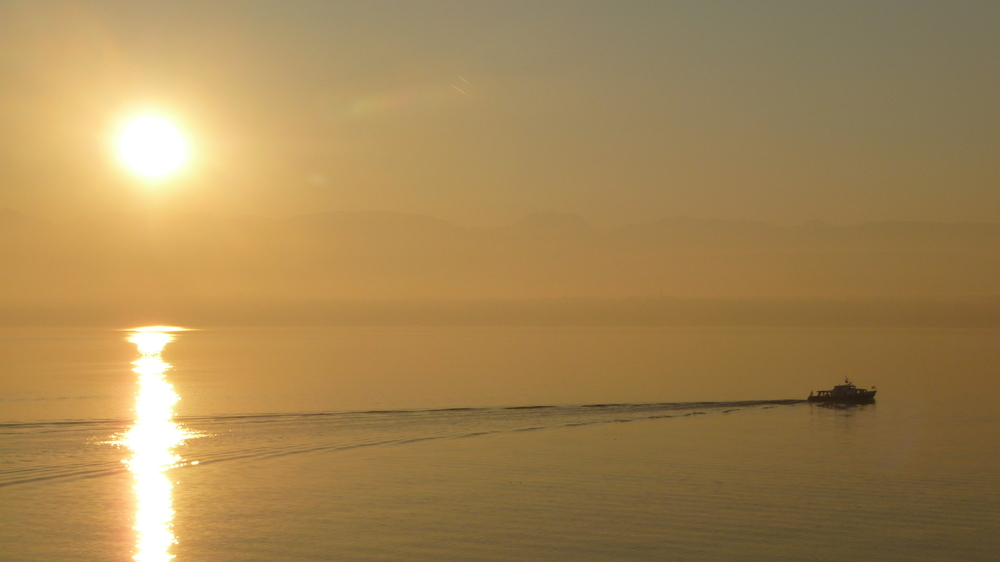 Sunrise at Lake of Geneva, Switzerland