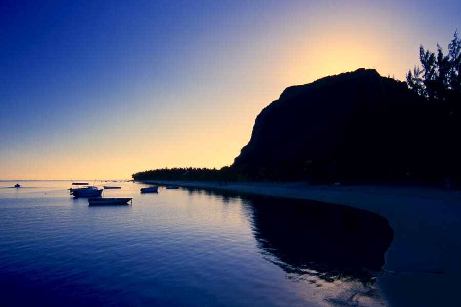 Sunrise at Le Morne