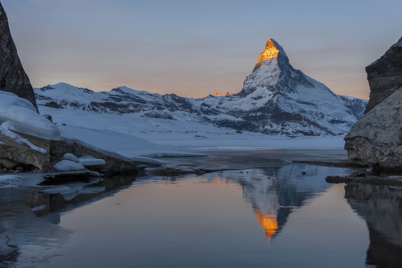 "Sunrise at Matterhorn"