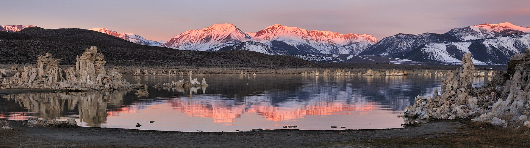 *sunrise at mono lake*