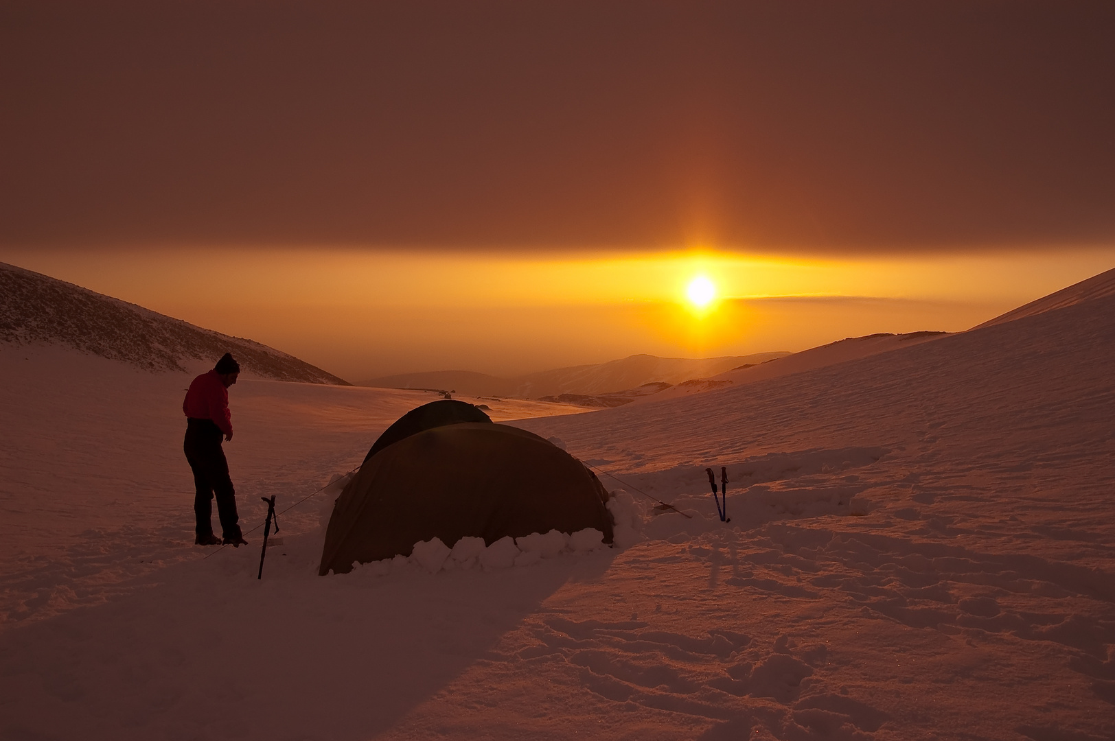 Sunrise at Mount Erciyes