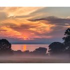 sunrise at Newport Bridge