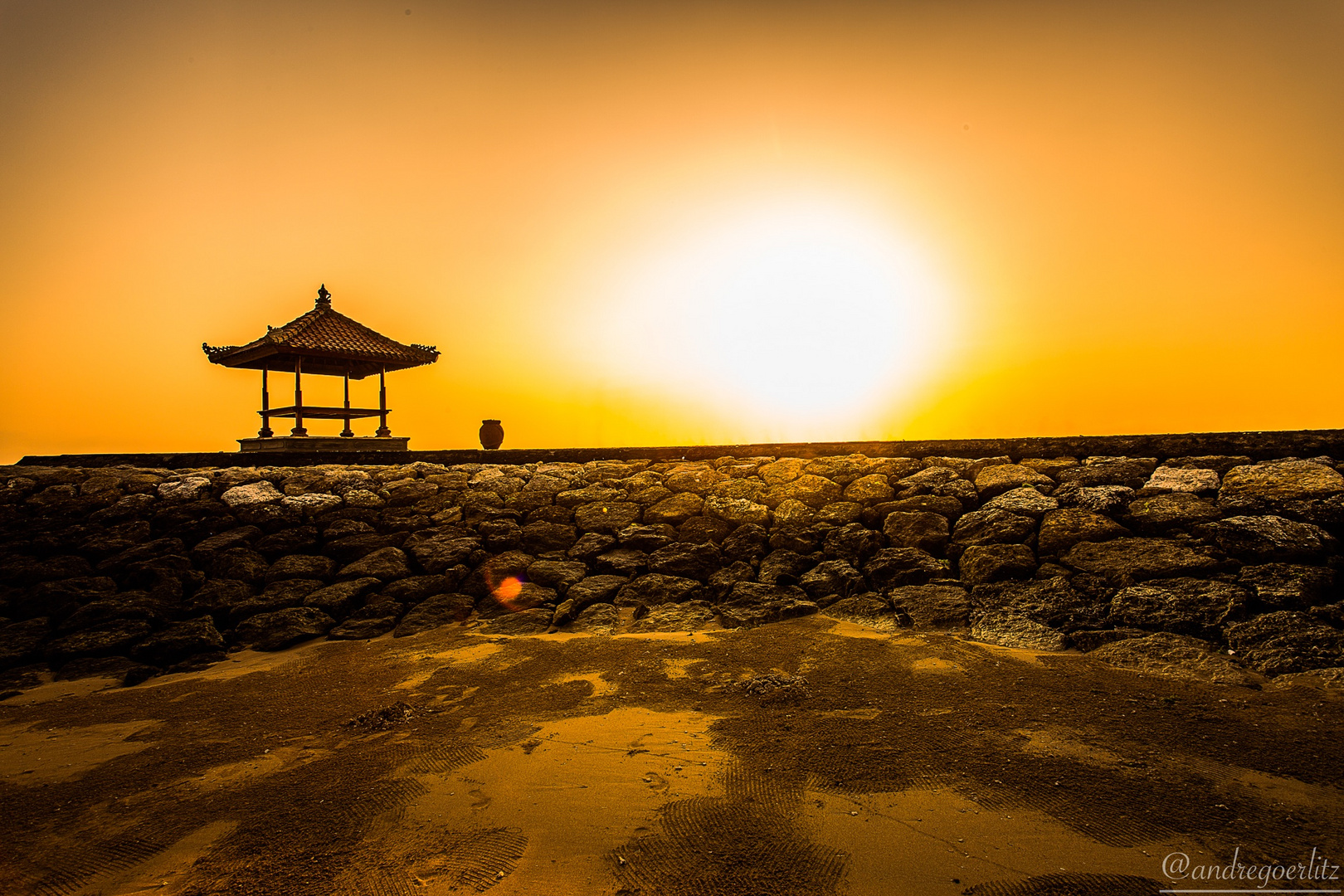 Sunrise at Nusa Dua beach