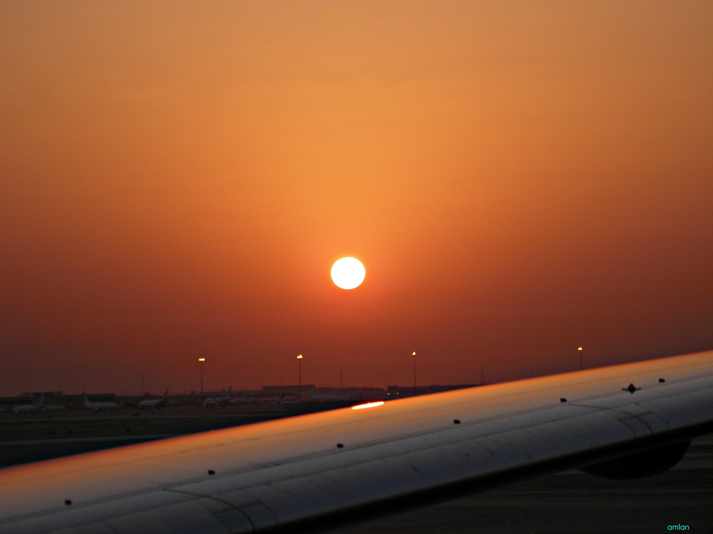 SUNRISE AT RIYADH AIRPORT