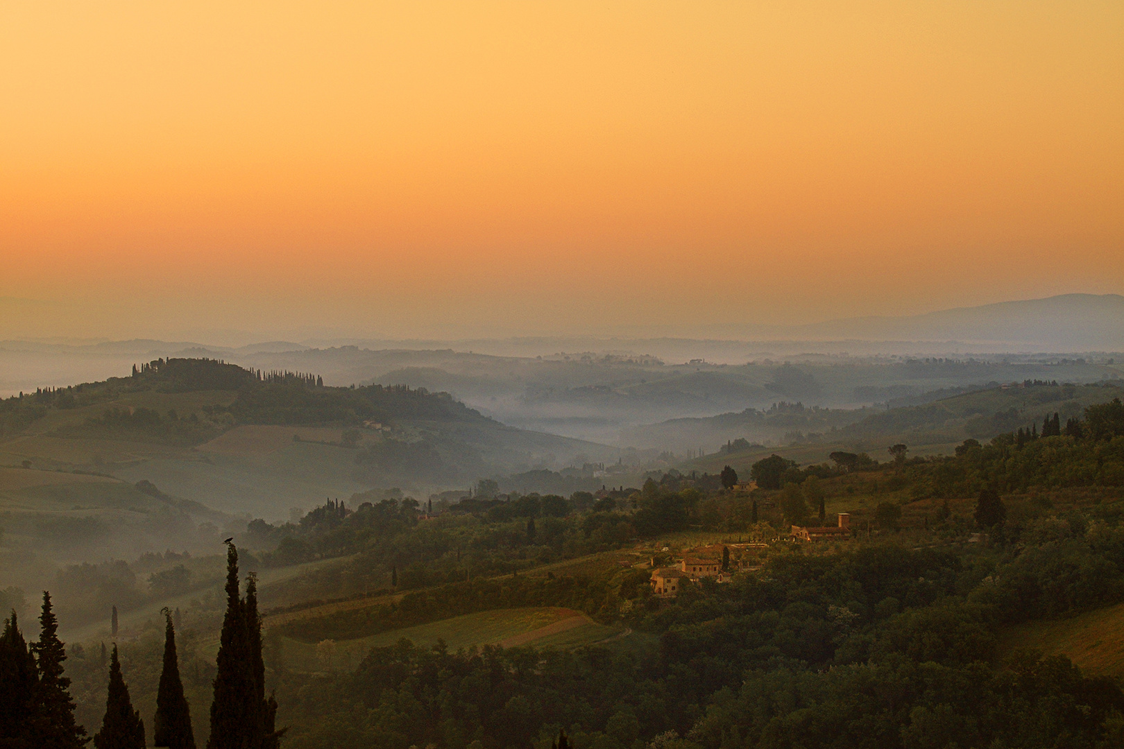 Sunrise at San Gimignano