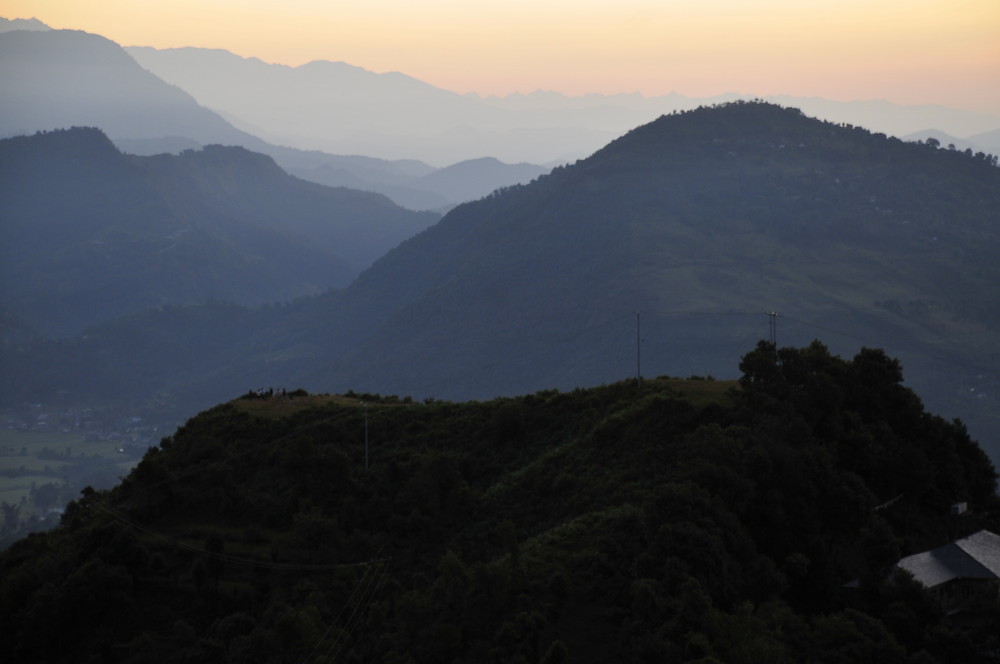 Sunrise at Sarankot Hill