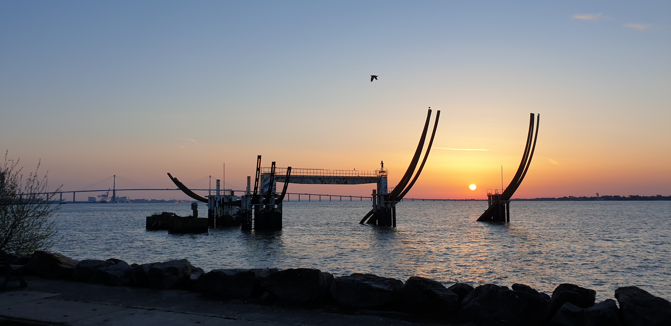 Sunrise at St-Nazaire 