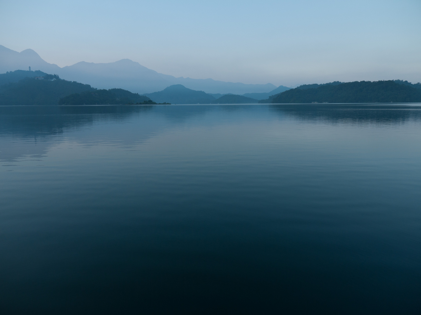 Sunrise at Sunmoon Lake