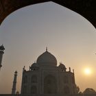 Sunrise at Taj Mahal