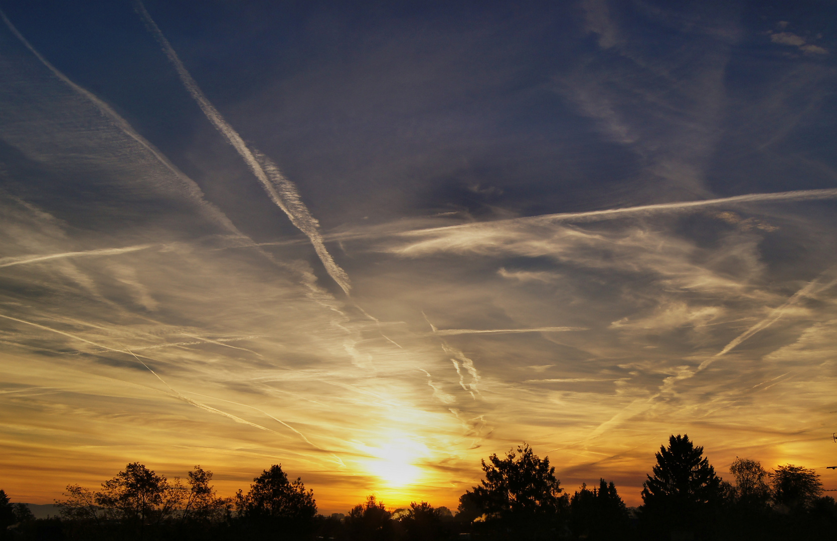 Sunrise at the 19.10.2013 in Straubing, Bavaria / Germany