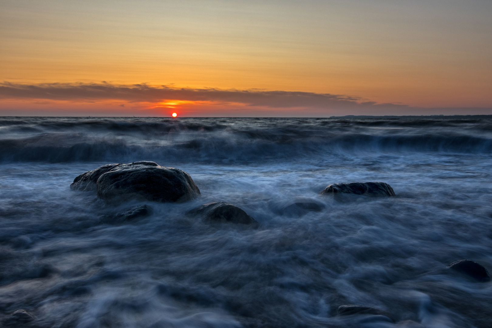 Sunrise at the Baltic Sea 