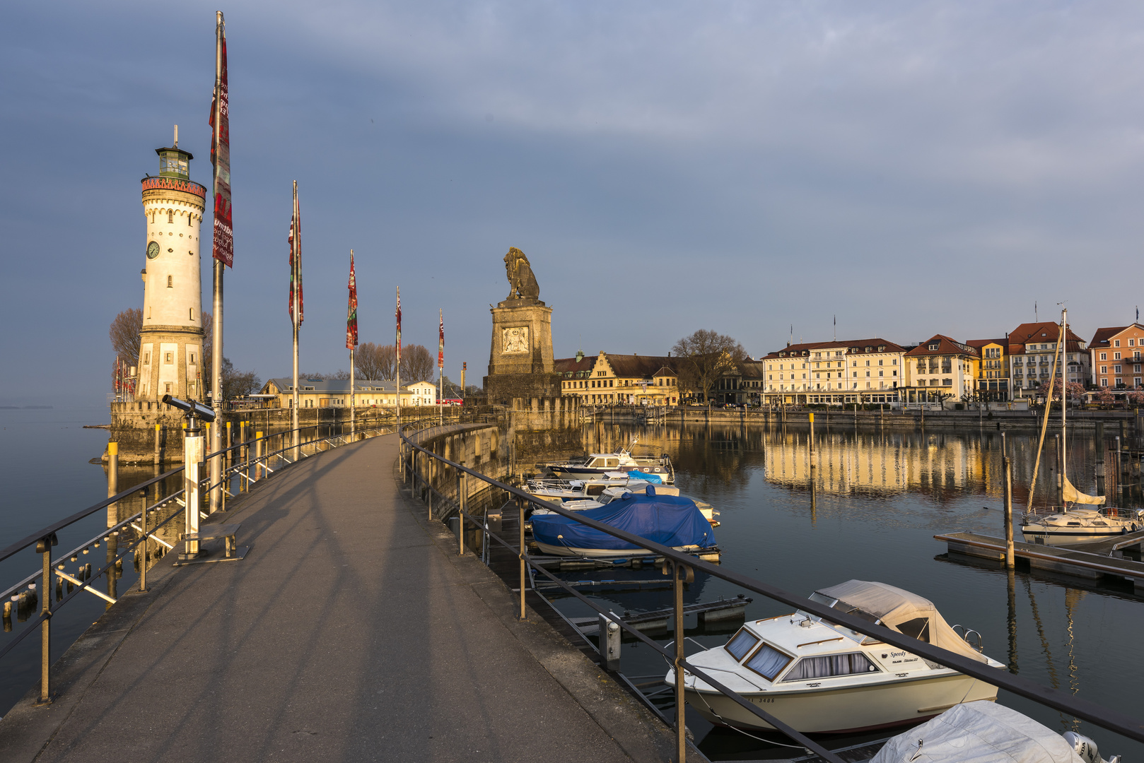 Sunrise at the harbour