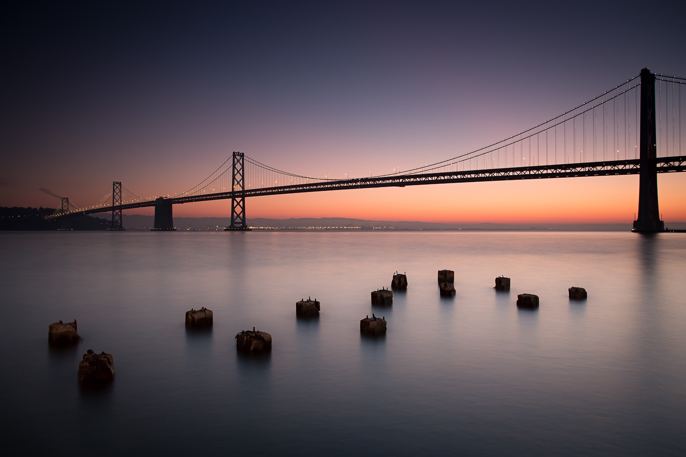 ~ Sunrise at the Oakland Bay Bridge ~