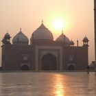 Sunrise at the Taj Mahal