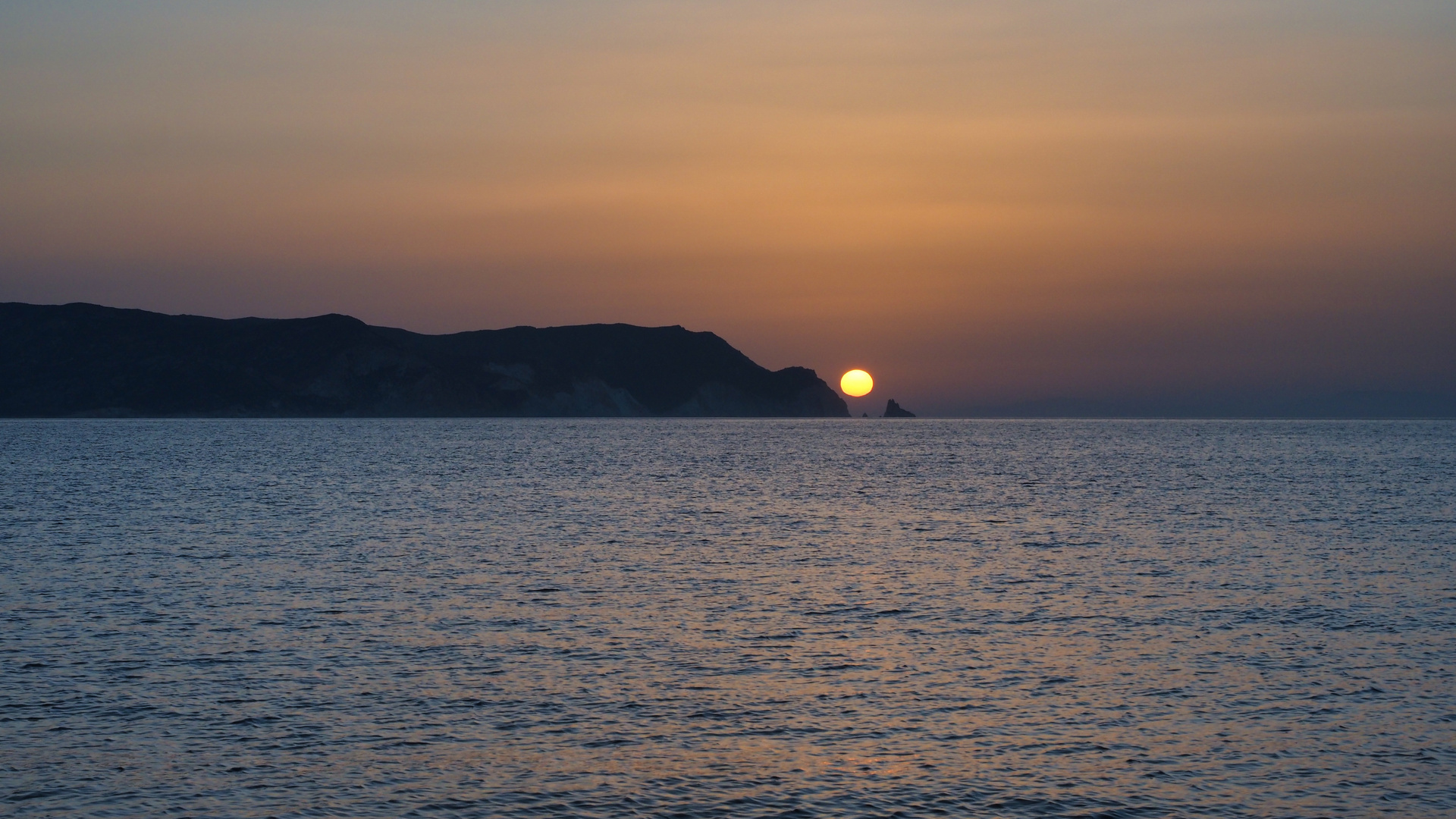 Sunrise at Voudia Bay