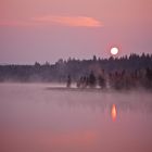 Sunrise at Yellowstone Lake