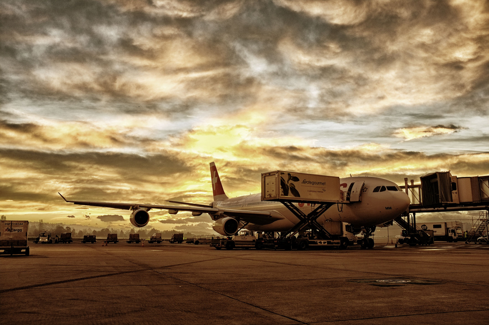 Sunrise at ZRH