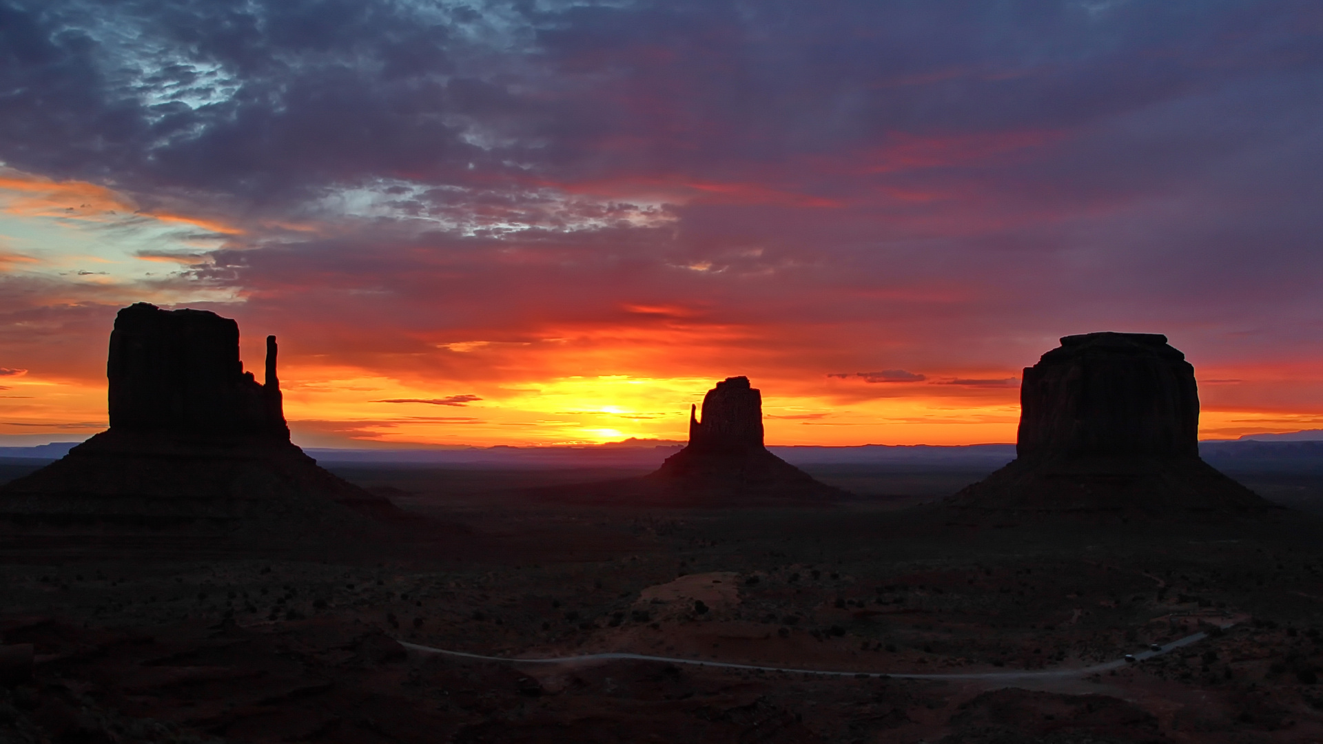 sunrise between the buttes (05.37 Uhr)