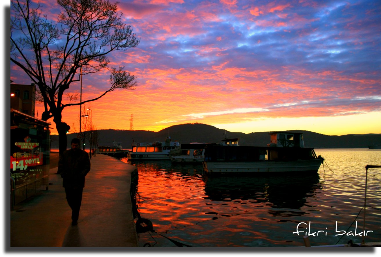 sunrise bosphorus in Istanbul...