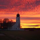 Sunrise by Föhn - Leonhardi-Kirche