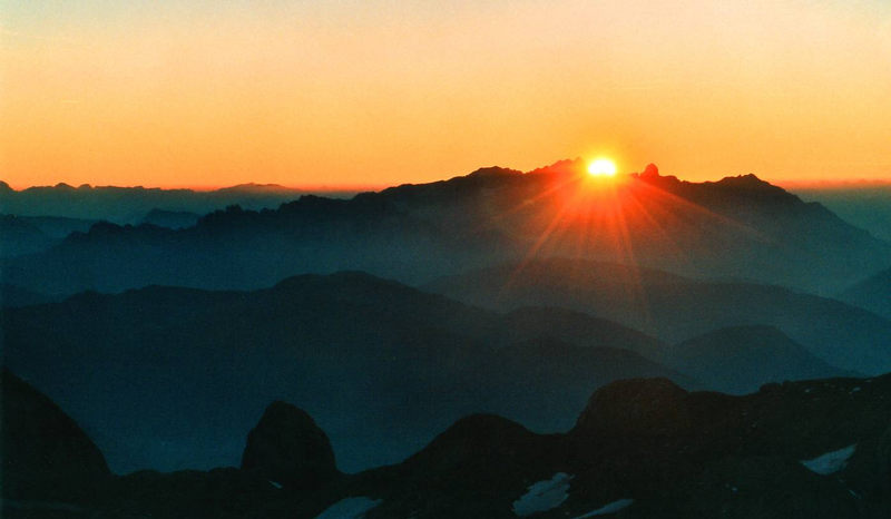 sunrise dachstein