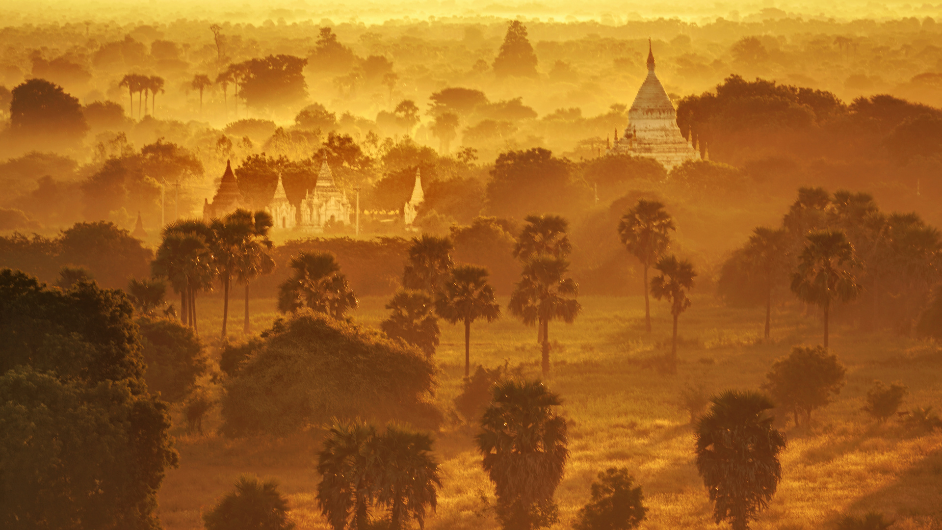 Sunrise Flight Over Bagan Burma