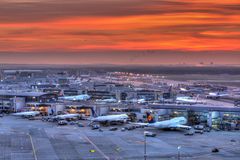 Sunrise @ Frankfurt Airport