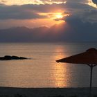 Sunrise from Sarti with Mount Athos
