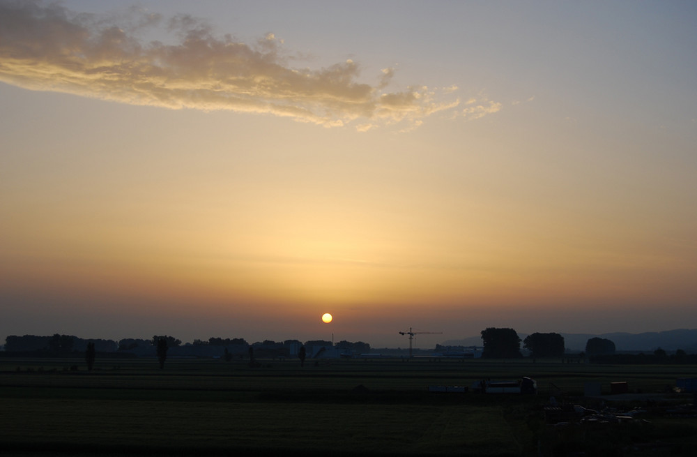 Sunrise - frühmorgendlicher Fensterblick - Austria