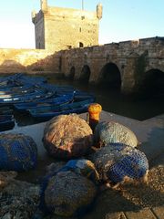 Sunrise Hafen Essaouira 7-3-17  Ma-036 J5-col