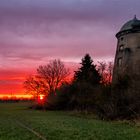 Sunrise hinter der Mühlenruine