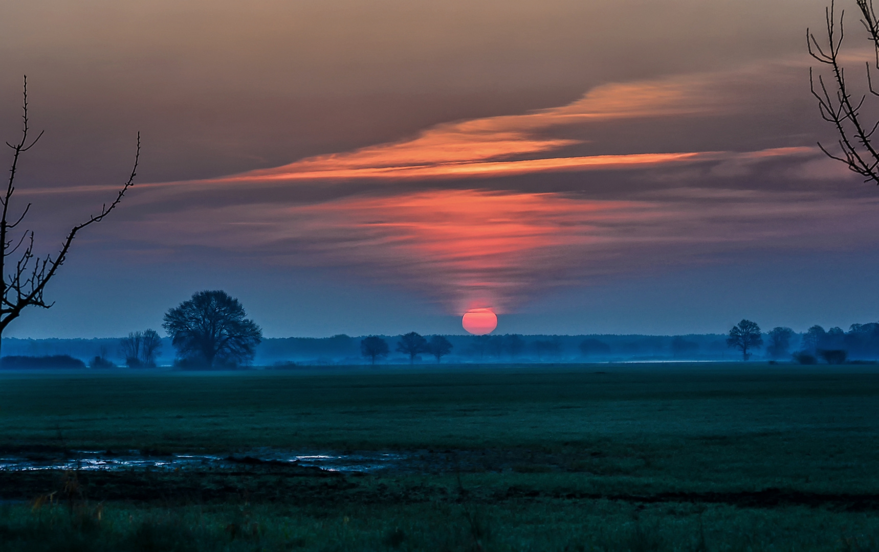 Sunrise im Amt Neuhaus