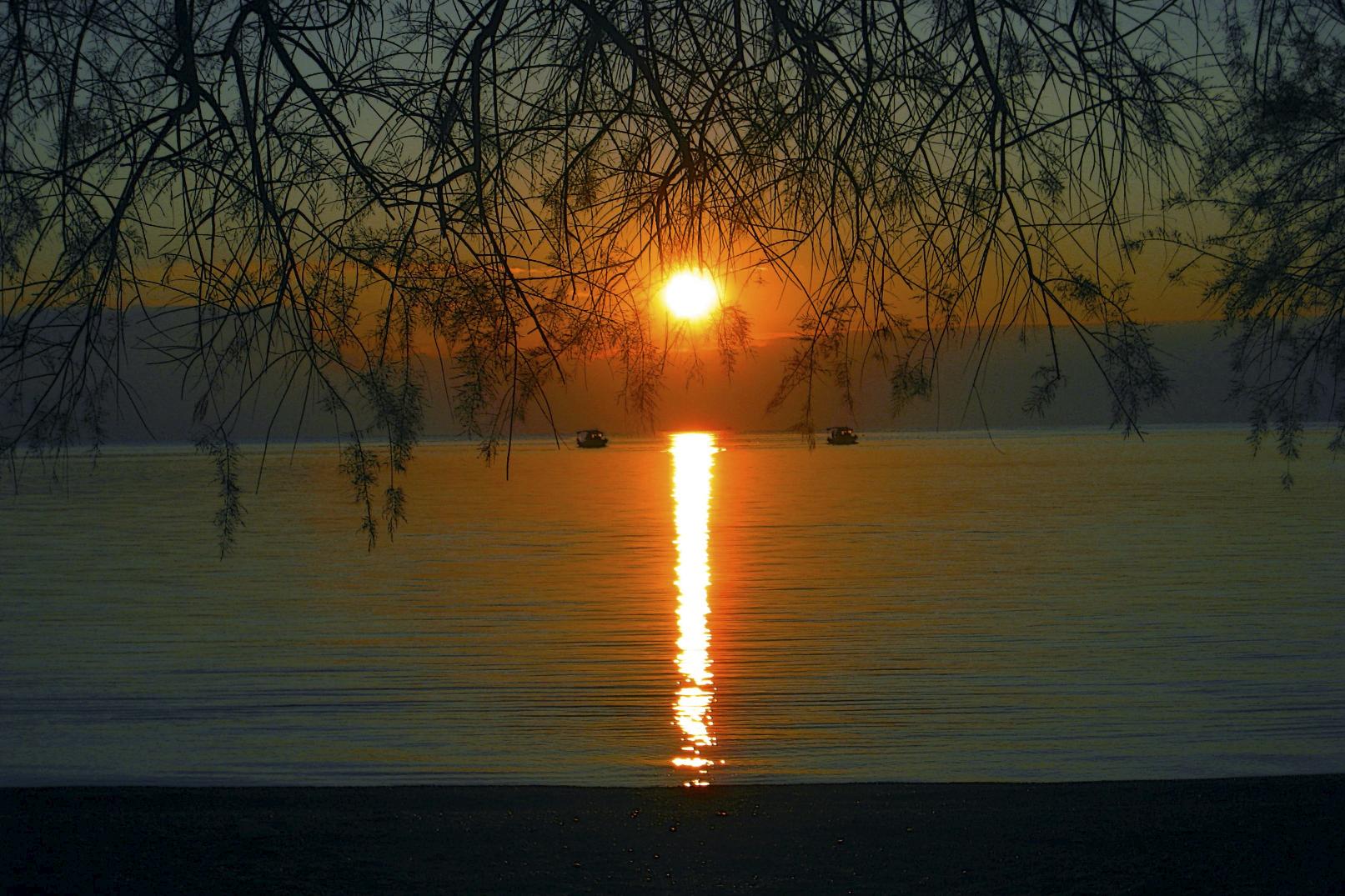 Sunrise in Aegean Sea, Greece