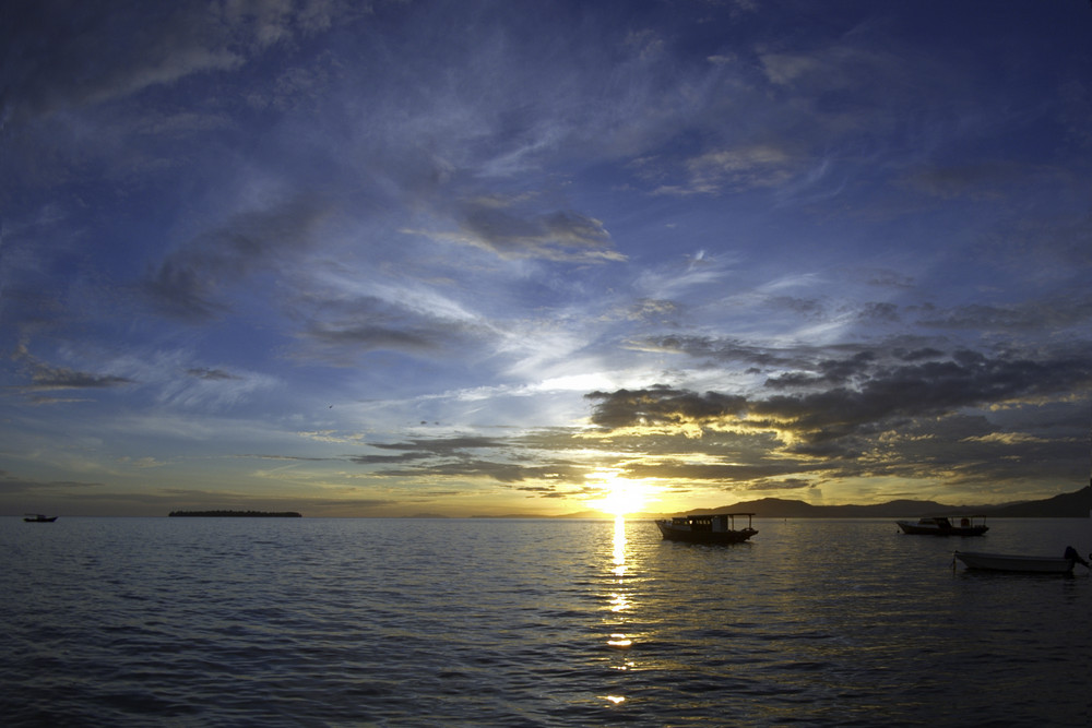 Sunrise in Asia