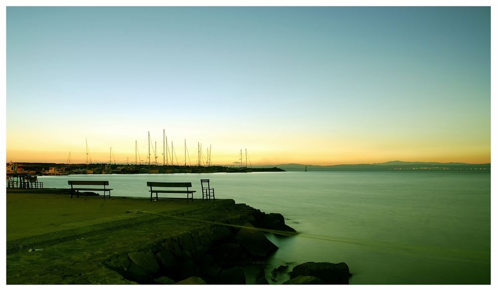 - sunrise in bozcaada -