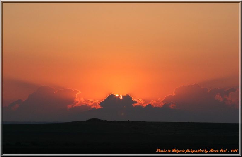 Sunrise in Bulgaria . September.2006