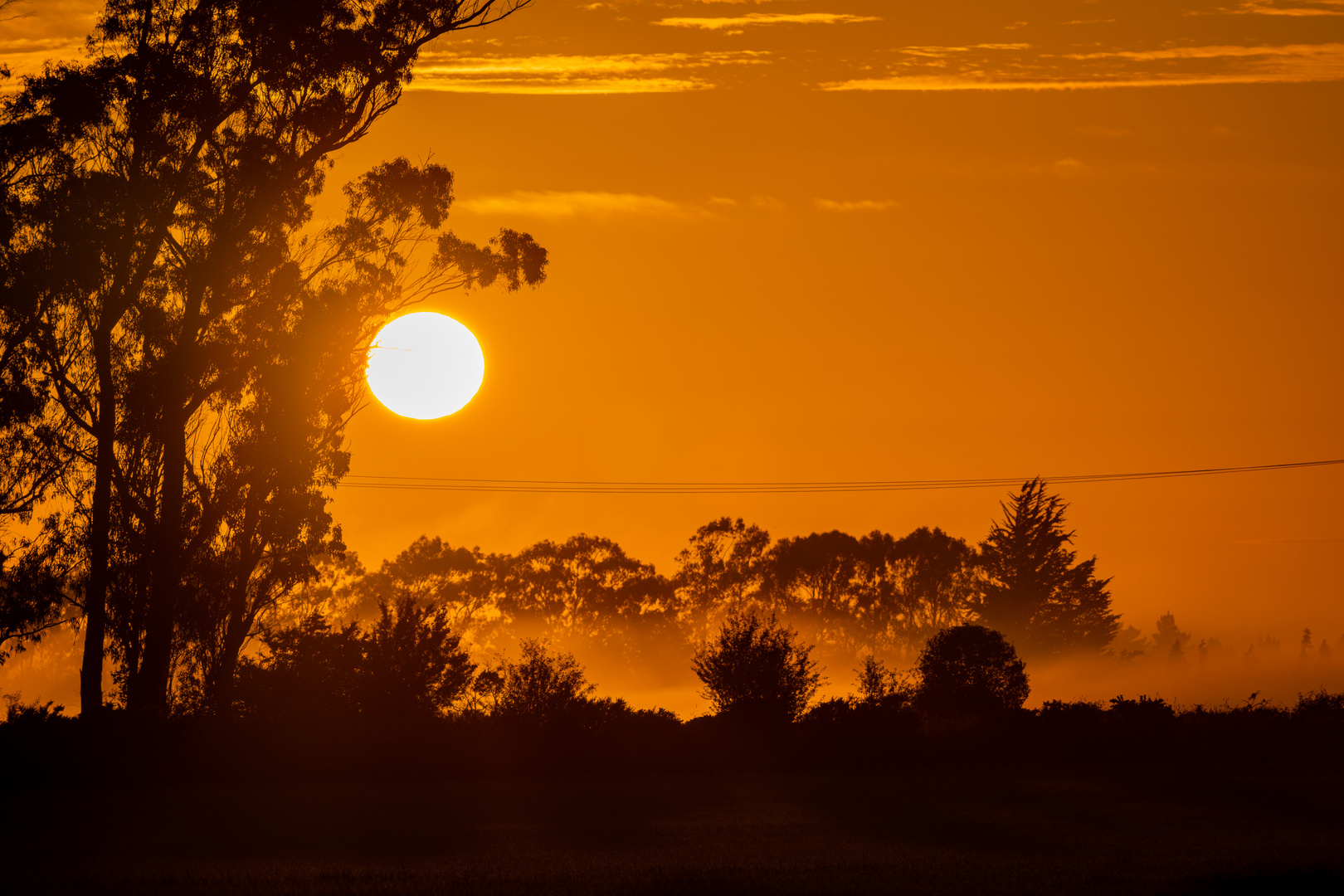 Sunrise in Chertsey New Zealand