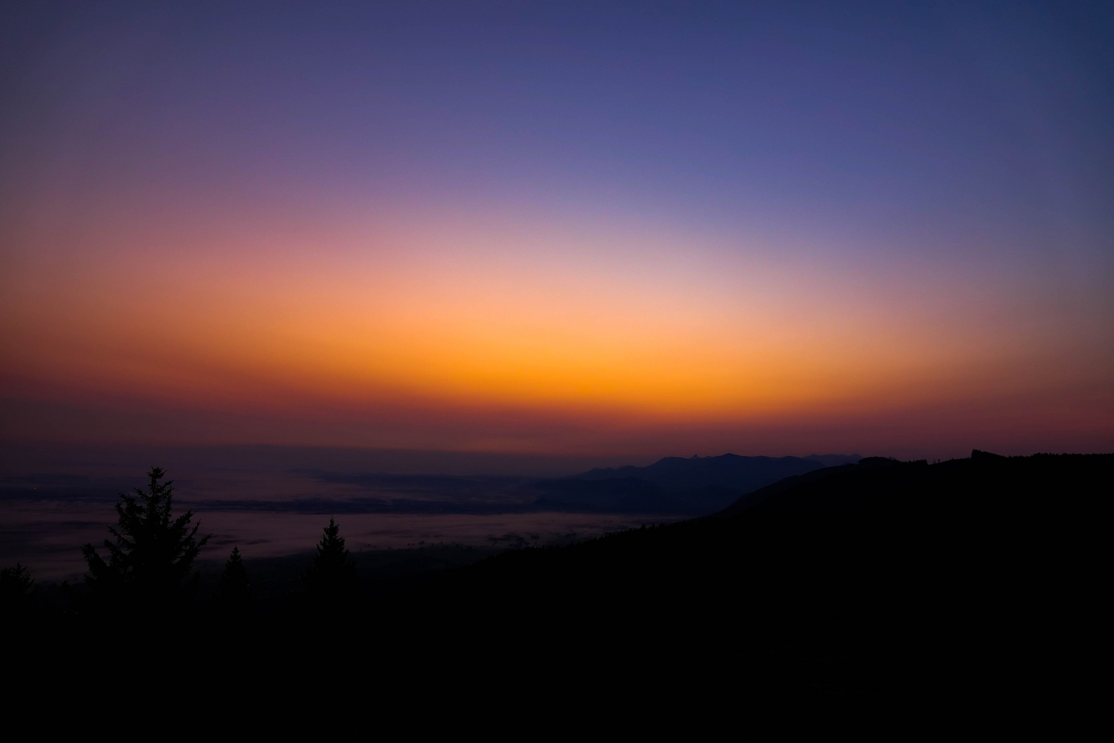 Sunrise in den Bayerischen Alpen....