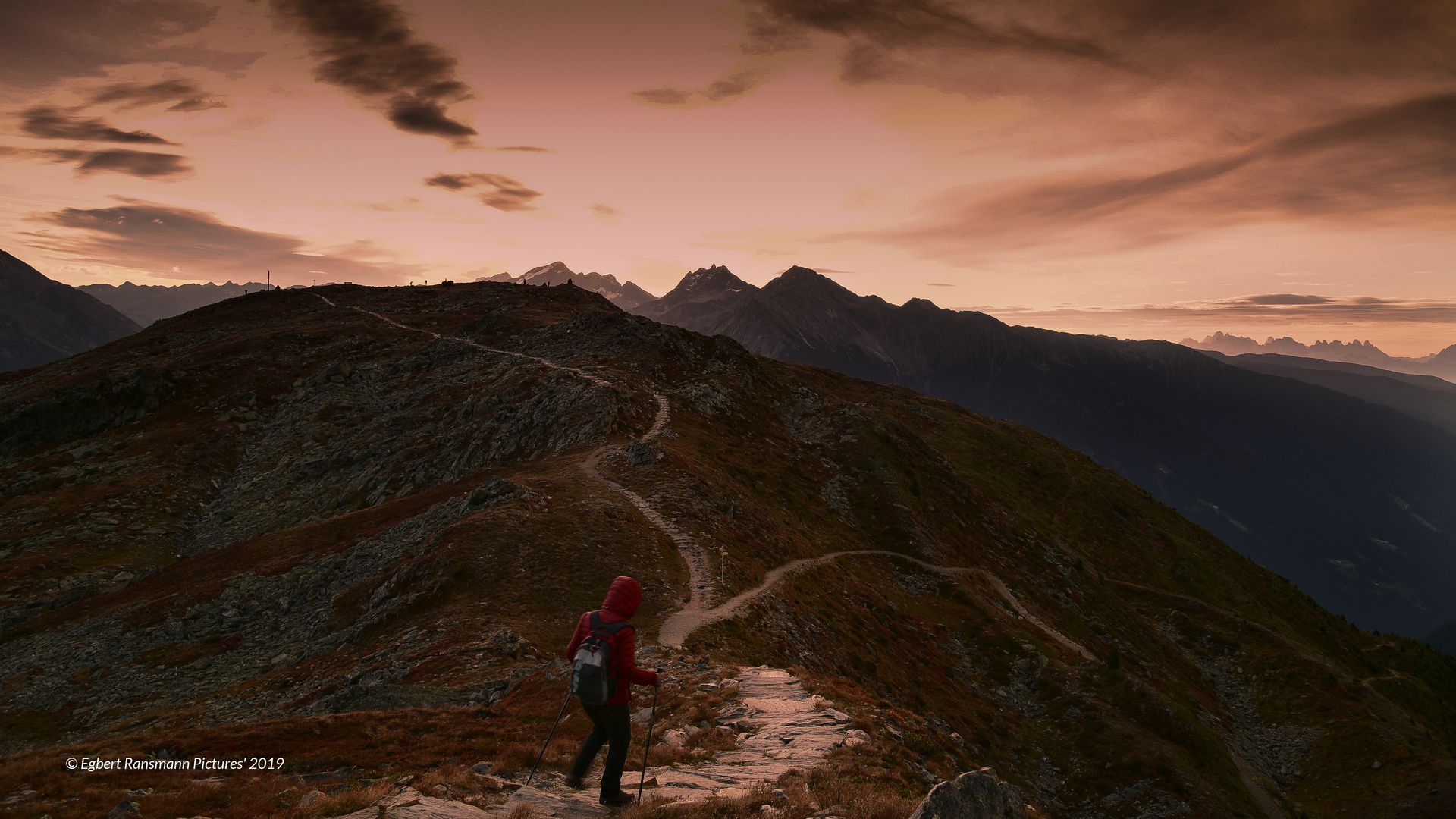 "Sunrise" in den Dolomiten 6 h A.M