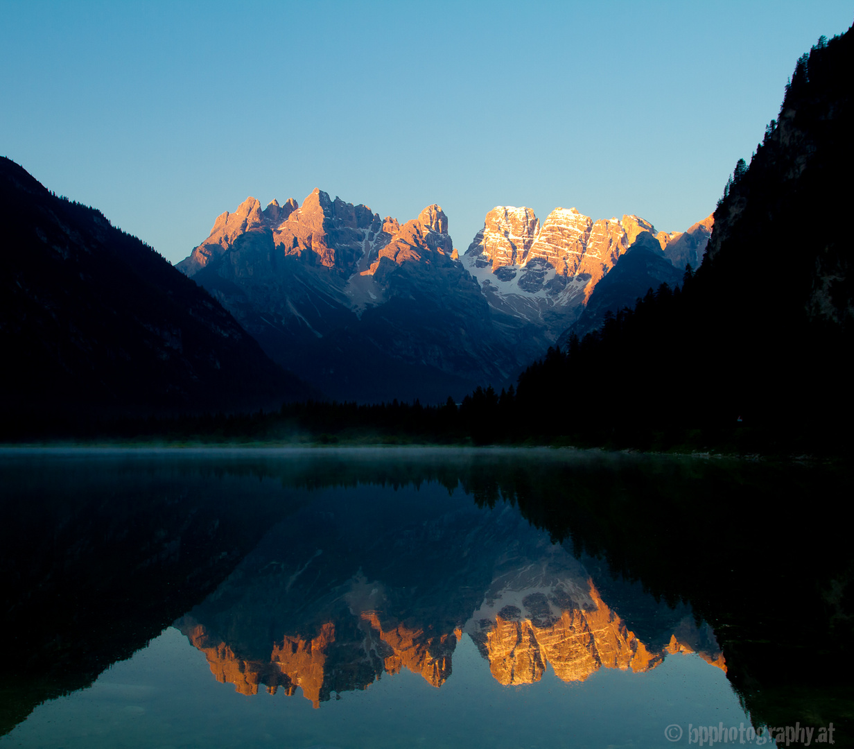 Sunrise in den Dolomiten...