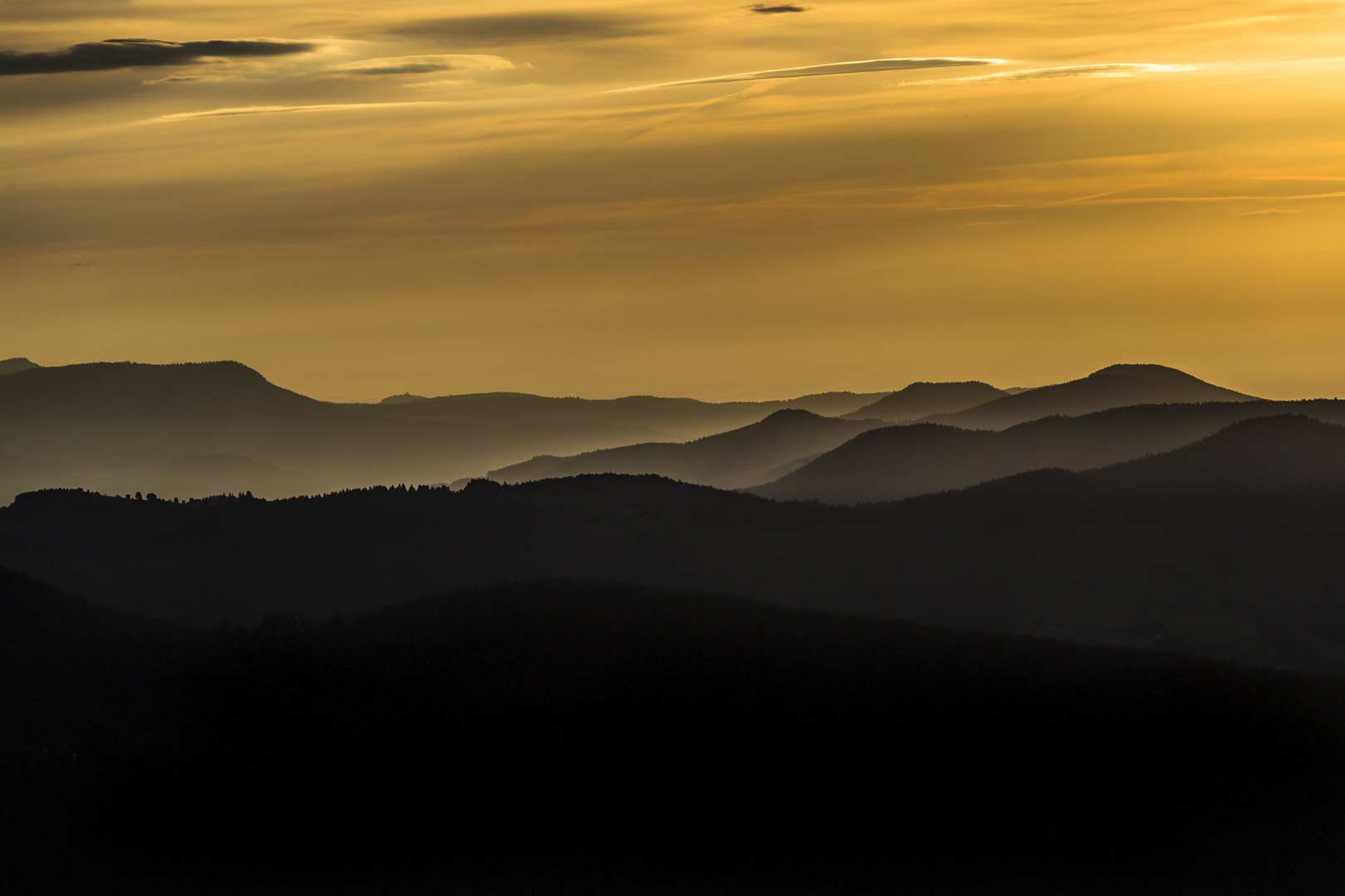 Sunrise in den Vogesen