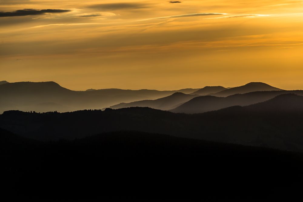 Sunrise in den Vogesen