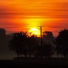 Sunrise in Dülmen, Germany