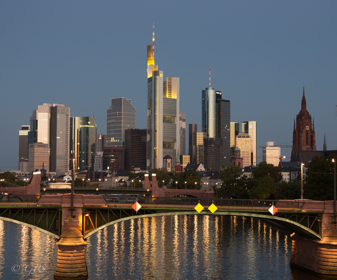 Sunrise in Frankfurt